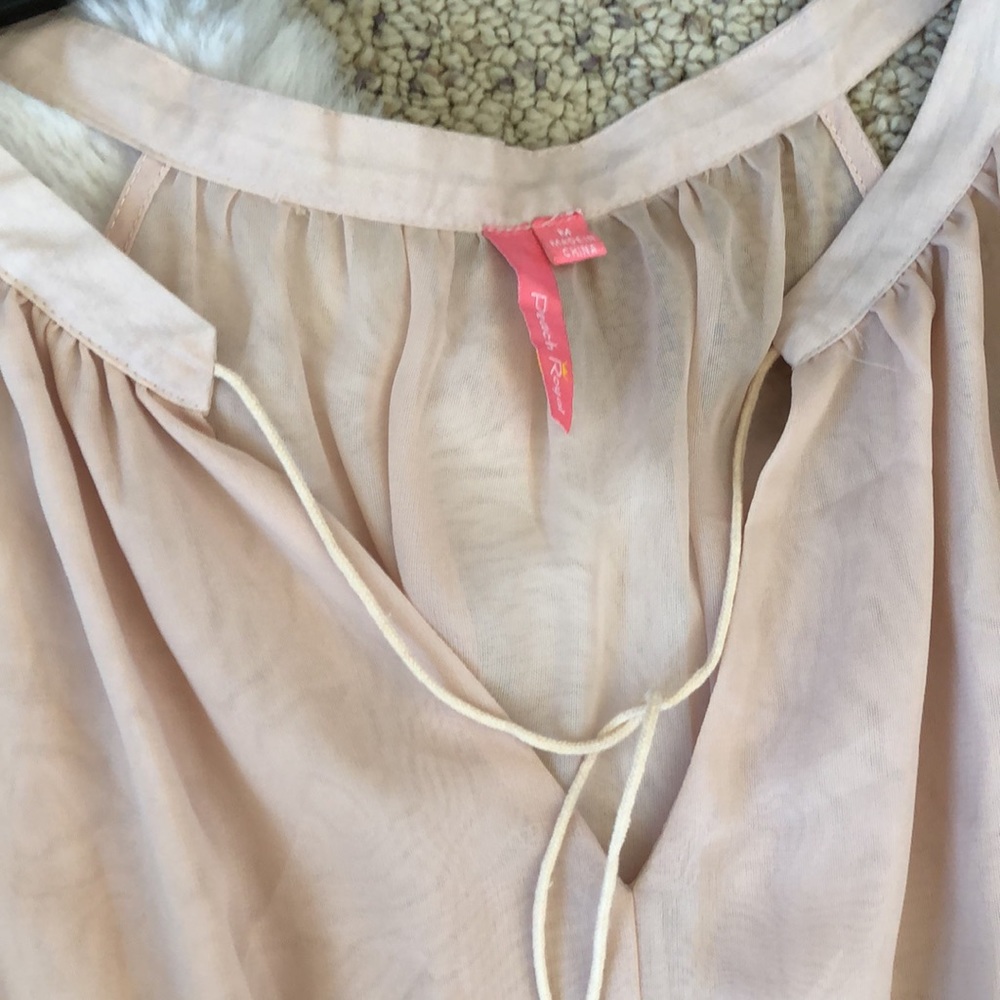 PEACH ROYAL DRESS - Picture 4 of 6